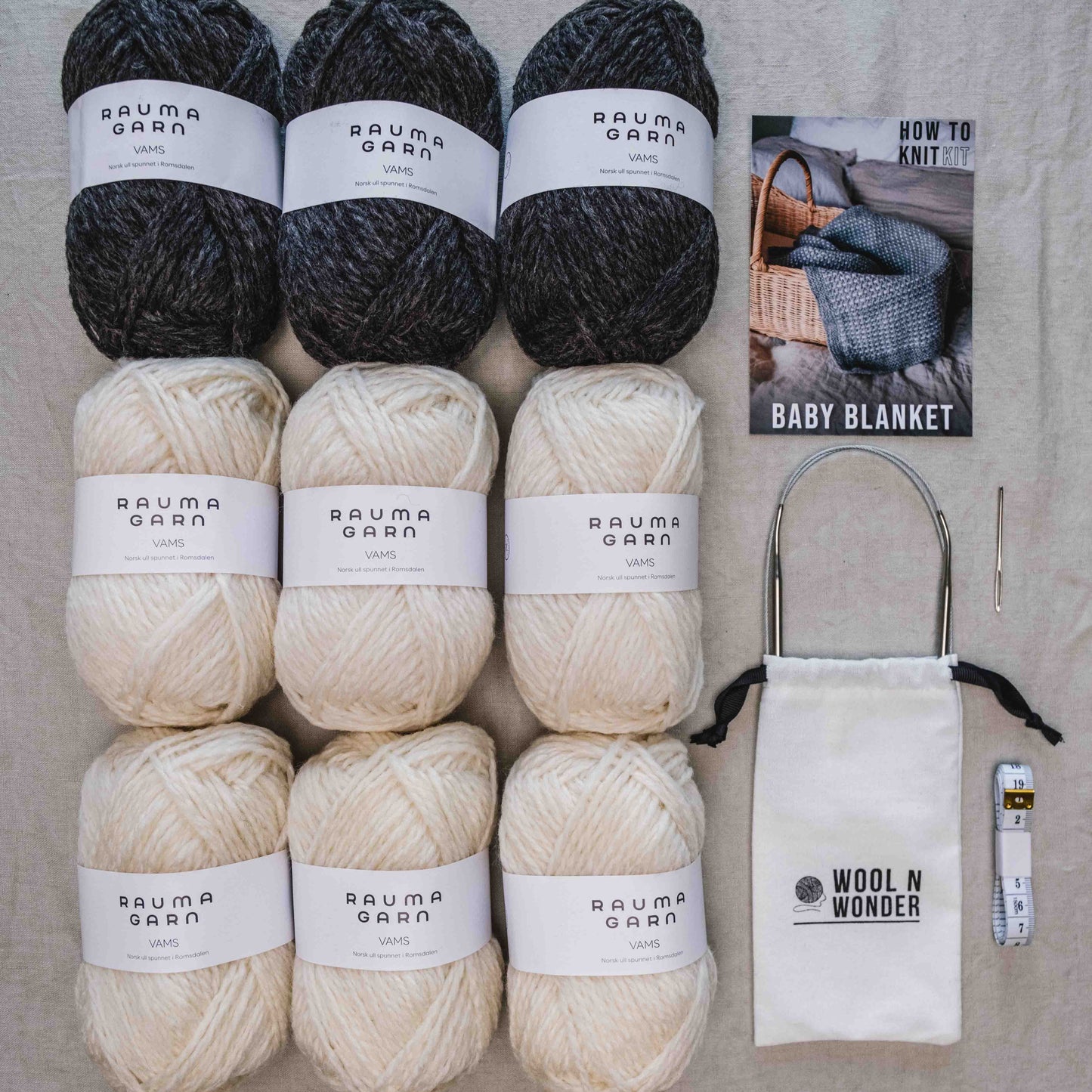 HOW TO KNIT - KIT Baby Blanket - Wool n Wonder