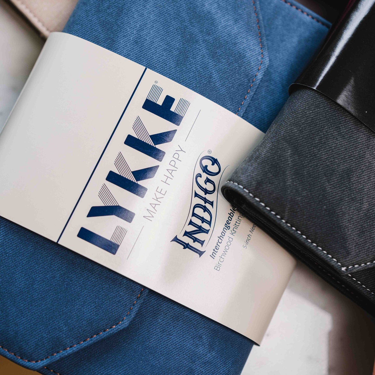 LYKKE Indigo stickset (13 cm) - Wool n Wonder