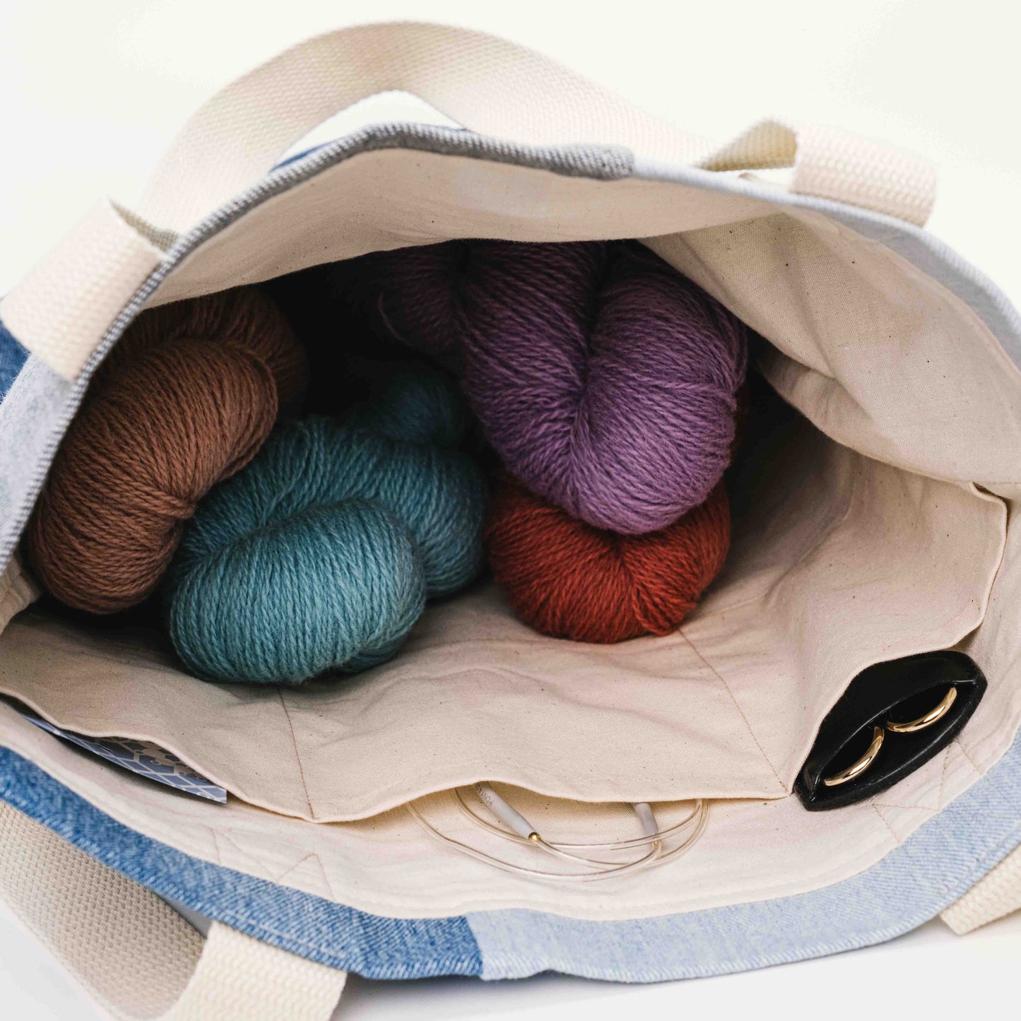 No waste denim bag - Wool n Wonder