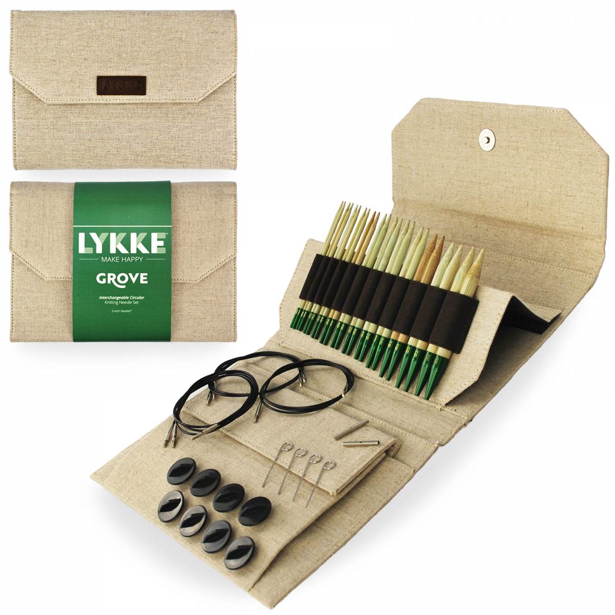 LYKKE Grove knitting set (13 cm)