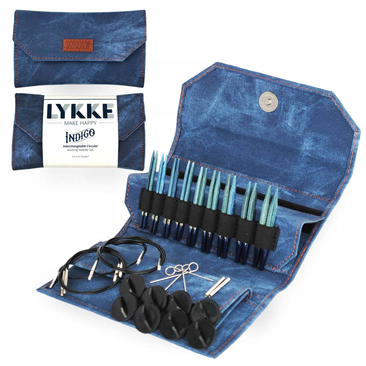 LYKKE Color knitting set (13 cm)